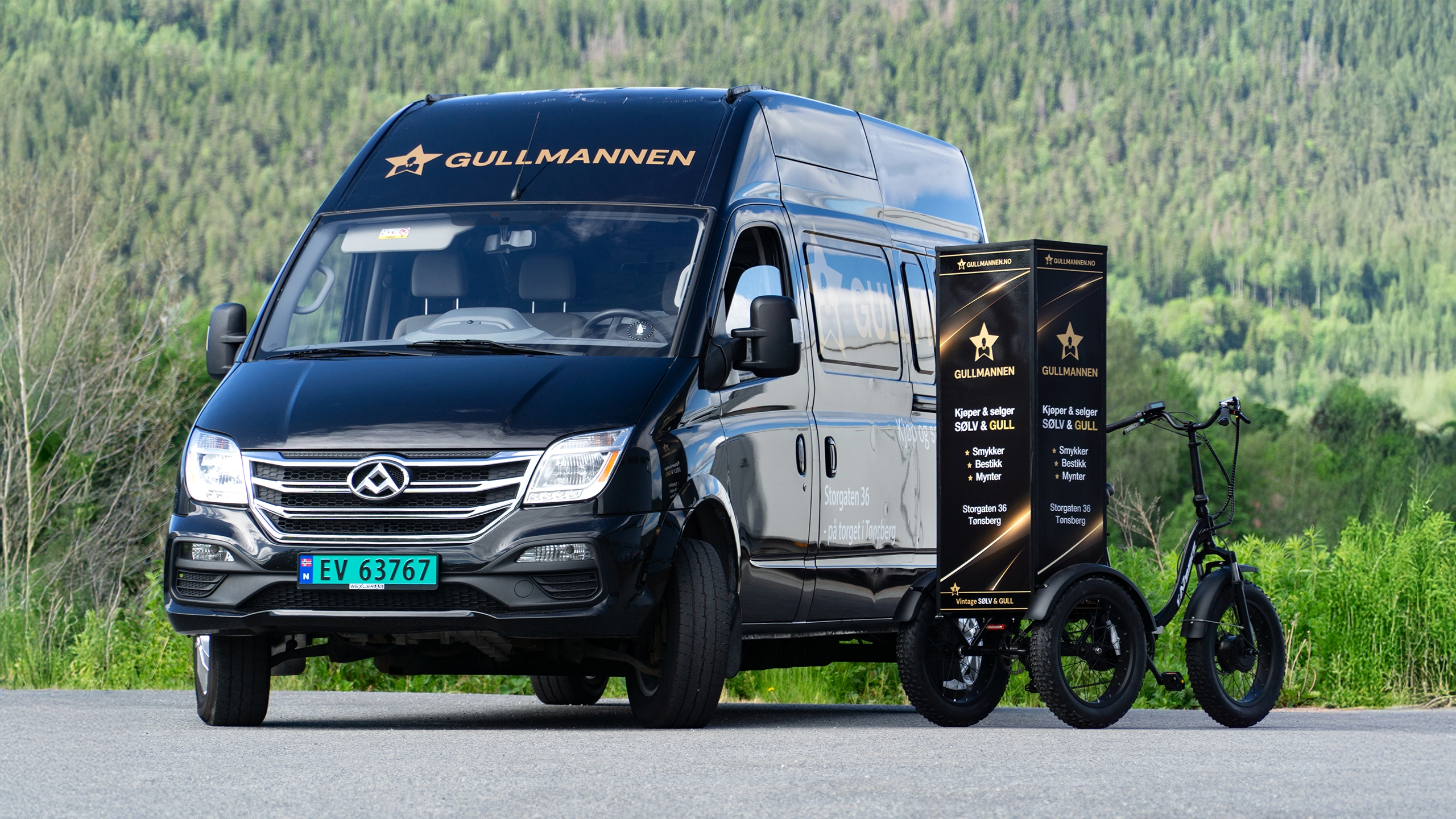 Bilfoliering og profilering for Gullmannen – levert av Ide Systemer